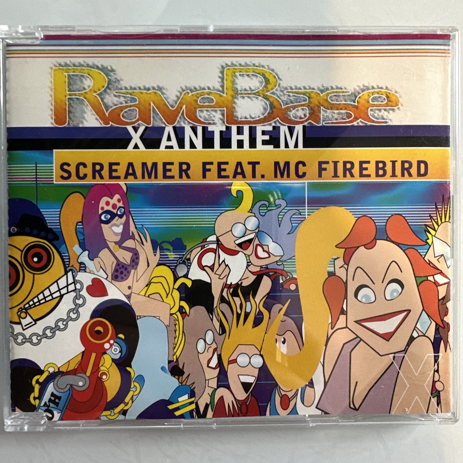 Rave Base X Anthem Screamer Feat MC Firebird CD Single