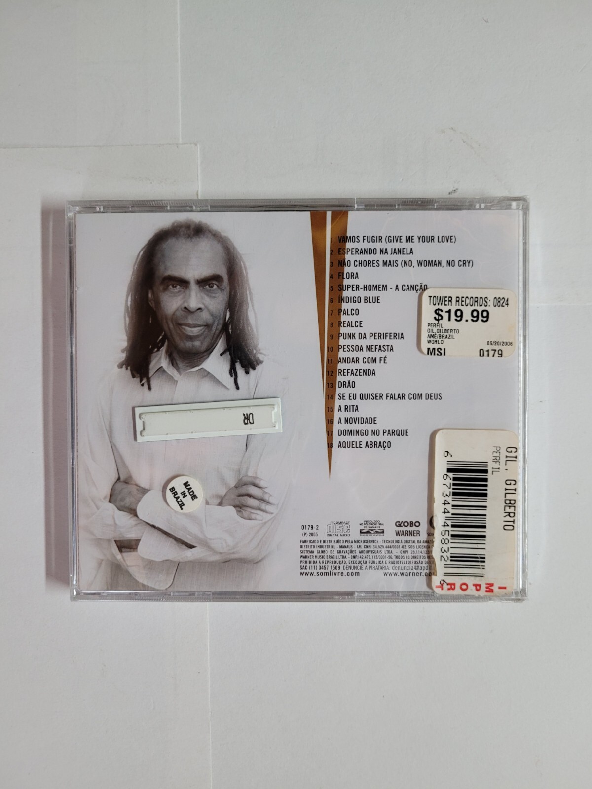 Perfil by Gilberto Gil CD / Warner Records / Brand New Sealed Free S&H