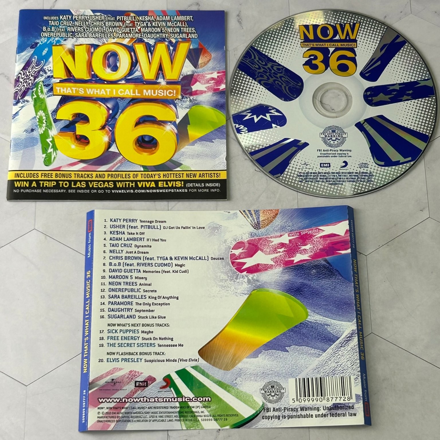 Various – NOW That’s What I Call Music! 36 CD 2010 Pop Dance R&B Compilation EMI