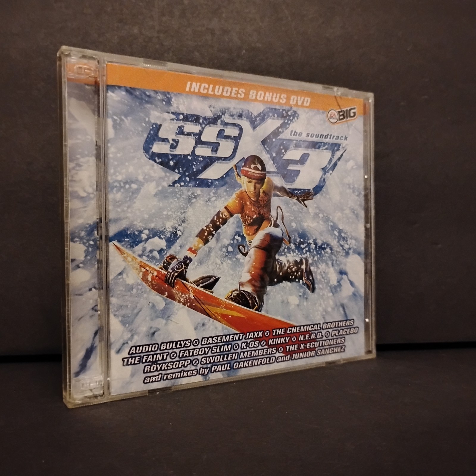 SSX 3 The Soundtrack 2-CD Set w/ Bonus DVD (2003) Astralwerks OST