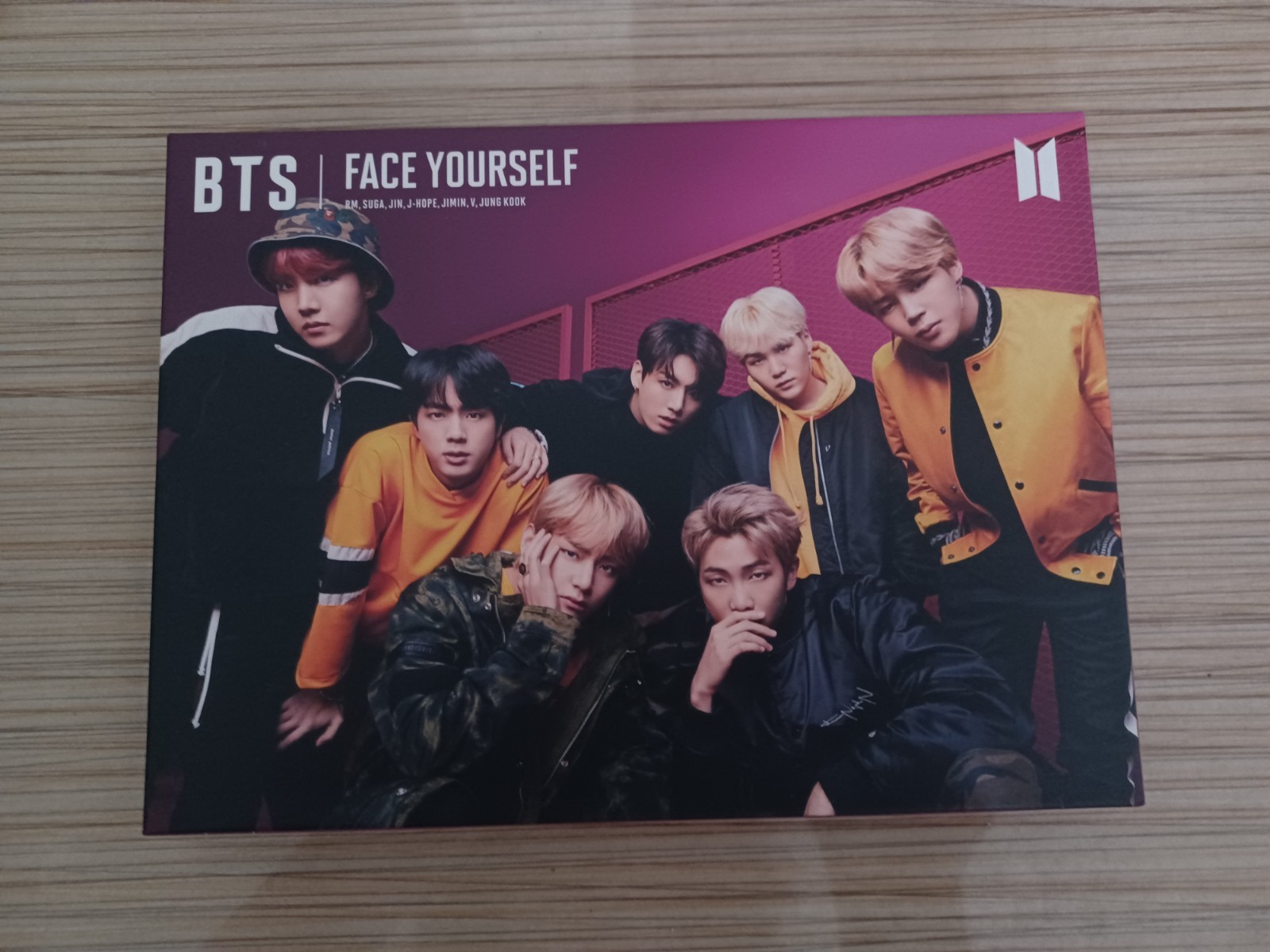 BTS Face Yourself Album CD K-Pop Purple/Pink Cardboard Sleeve Bundle