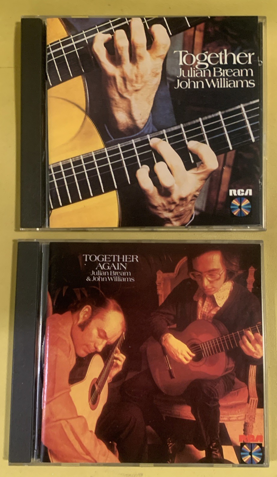 Julian Bream John Williams 2 CD Together & Again Classical Guitar RCA Red Seal