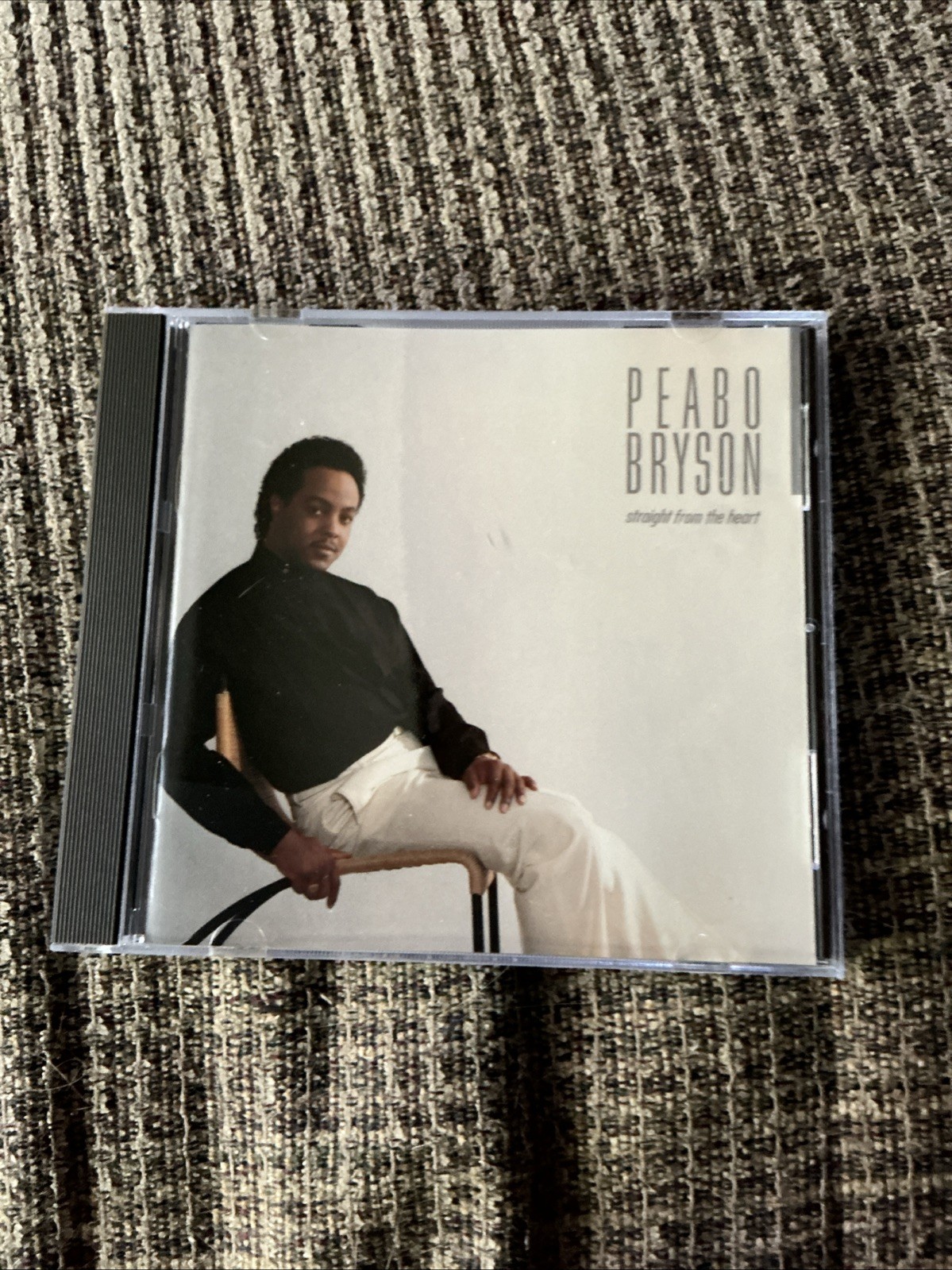 PEABO BRYSON STRAIGHT FROM THE HEART 1984 CD OOP ELEKTRA WEST GERMAN PRINT 8TRX