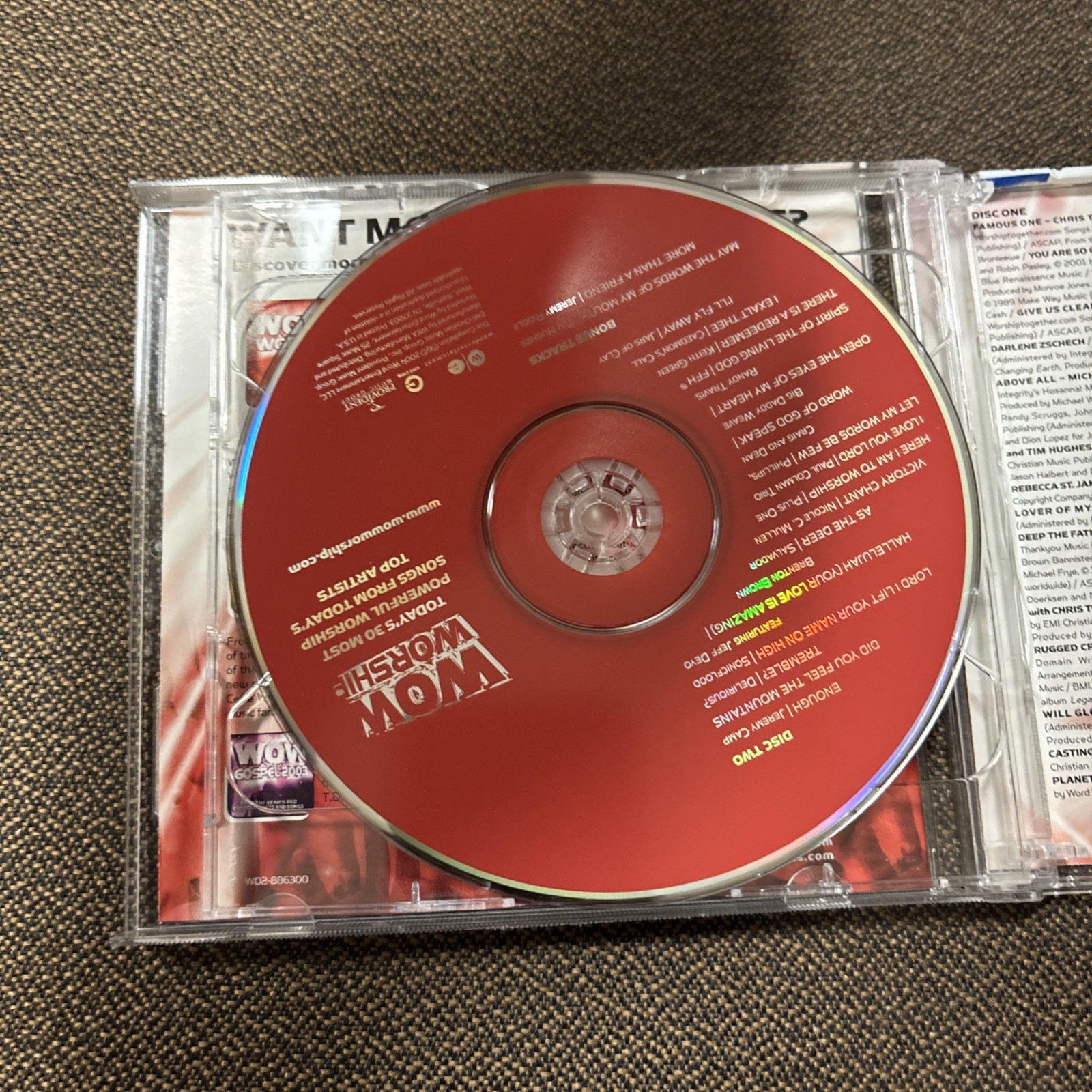 Wow Worship by Various (CD, 2004) 2-Disc Set –