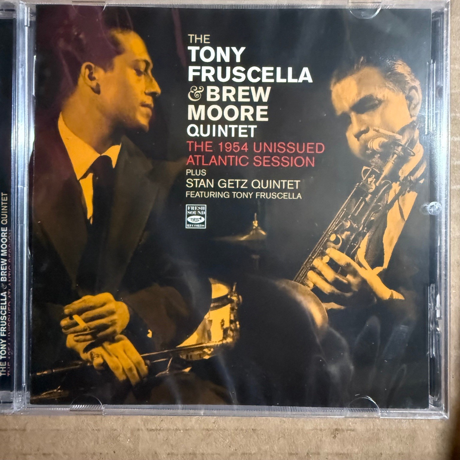 Tony Fruscella & Brew Moore Quintet – 1954 Unissued Atlantic Session CD Jazz