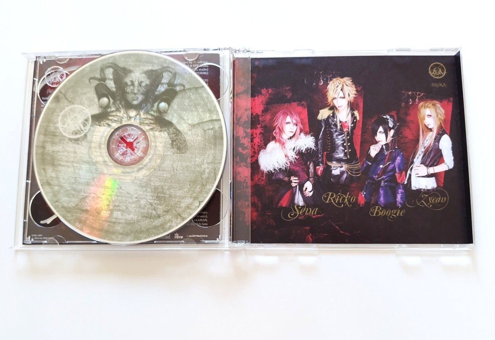 JILUKA Faizh Autographed CD and DVD by all members Visual kei Gothic Metal 2016