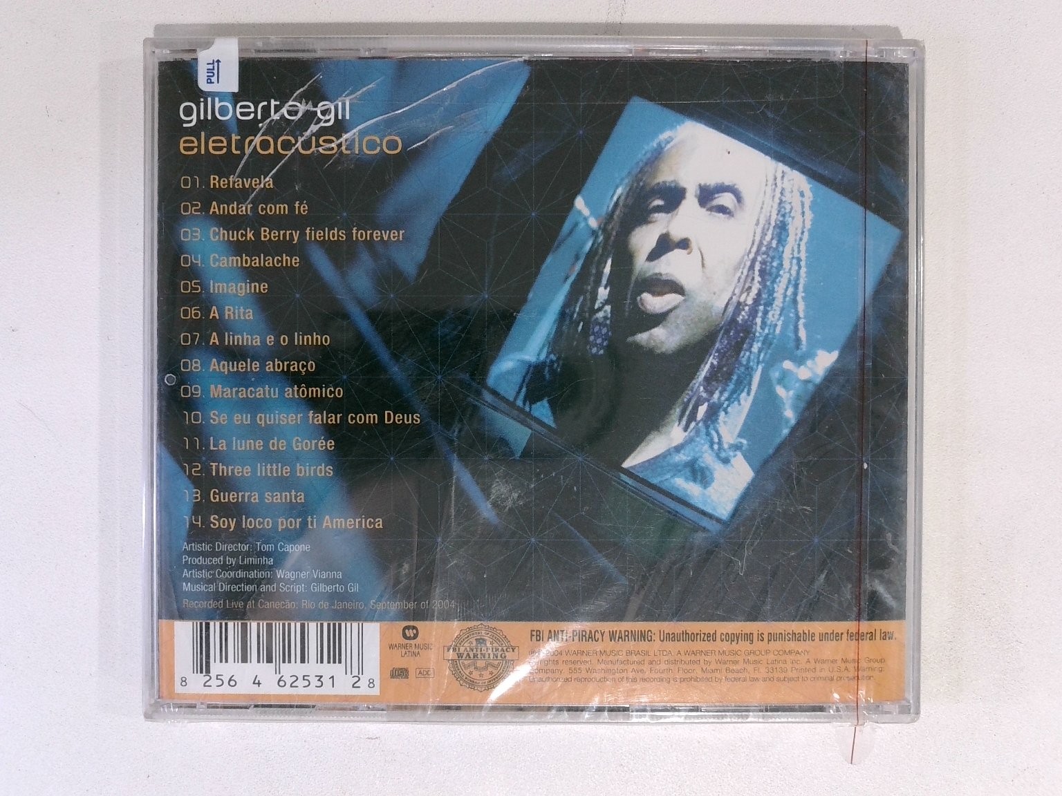Gilberto Gil – Eletroacústico CD 2004 Live Brazil Latin Warner Music