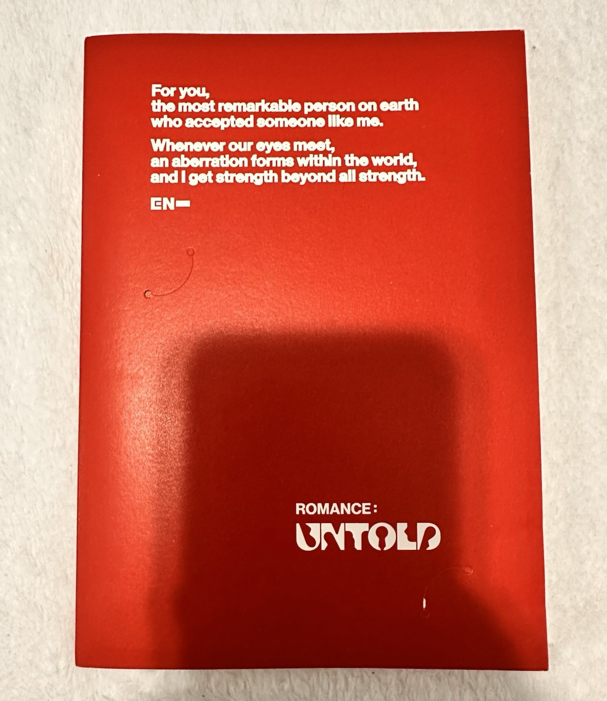 ENHYPEN ROMANCE: UNTOLD Engene Ver. CD Album 2024 K-Pop BELIFT LAB Red