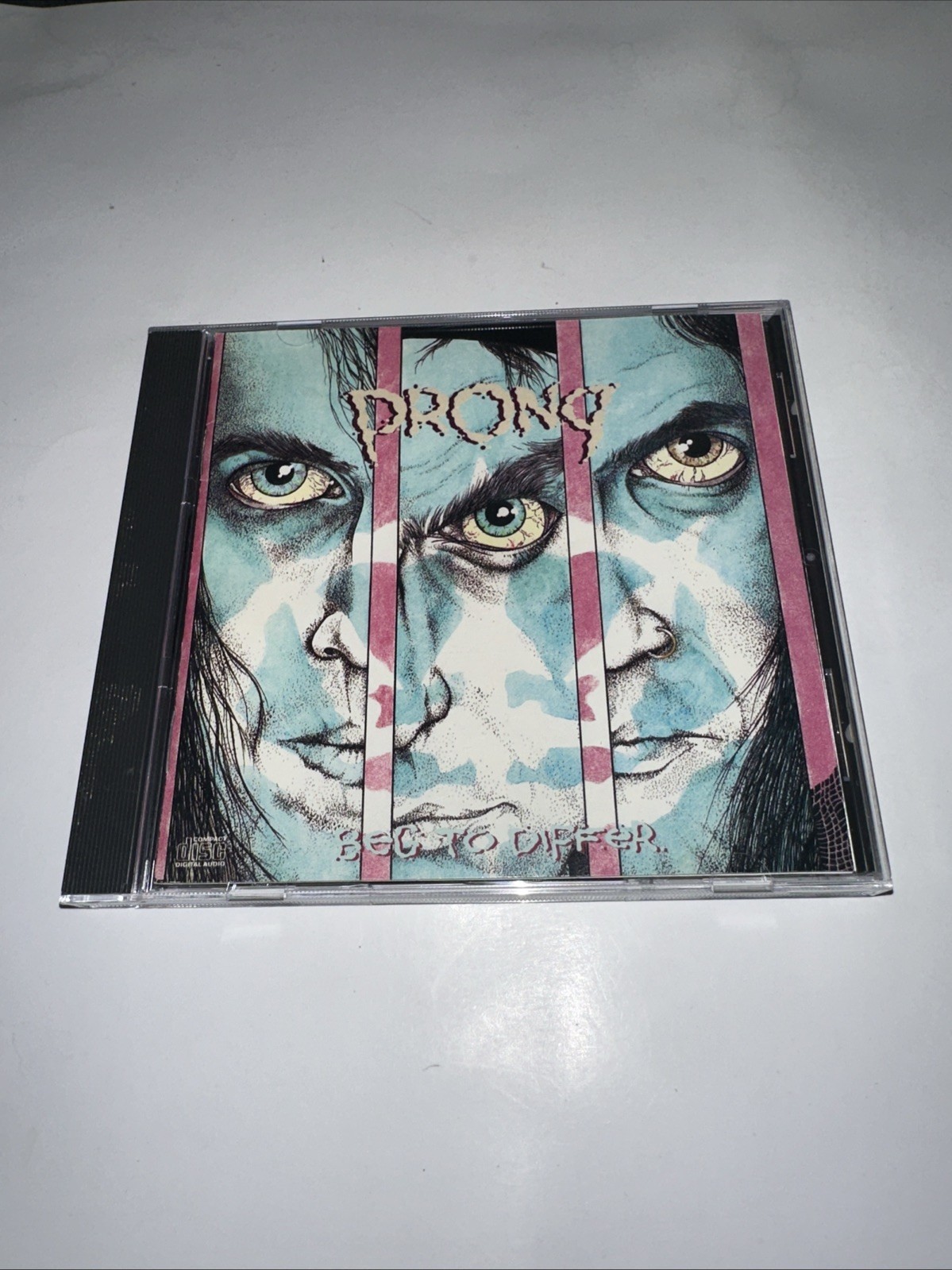 Prong – Beg To Differ CD (1990, Epic Records) New York Heavy Metal Tommy Victor
