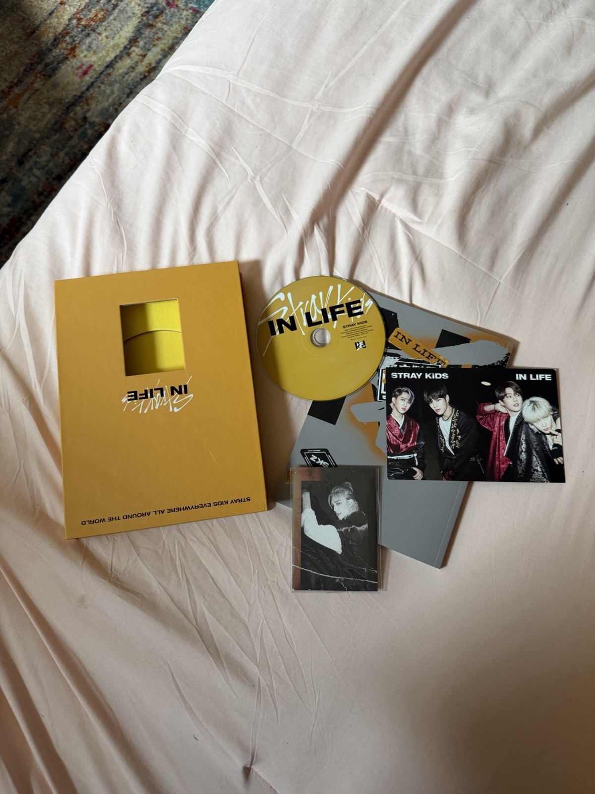 Stray Kids IN LIFE Repackage Album CD 2020 JYP Entertainment Gold Sleeve