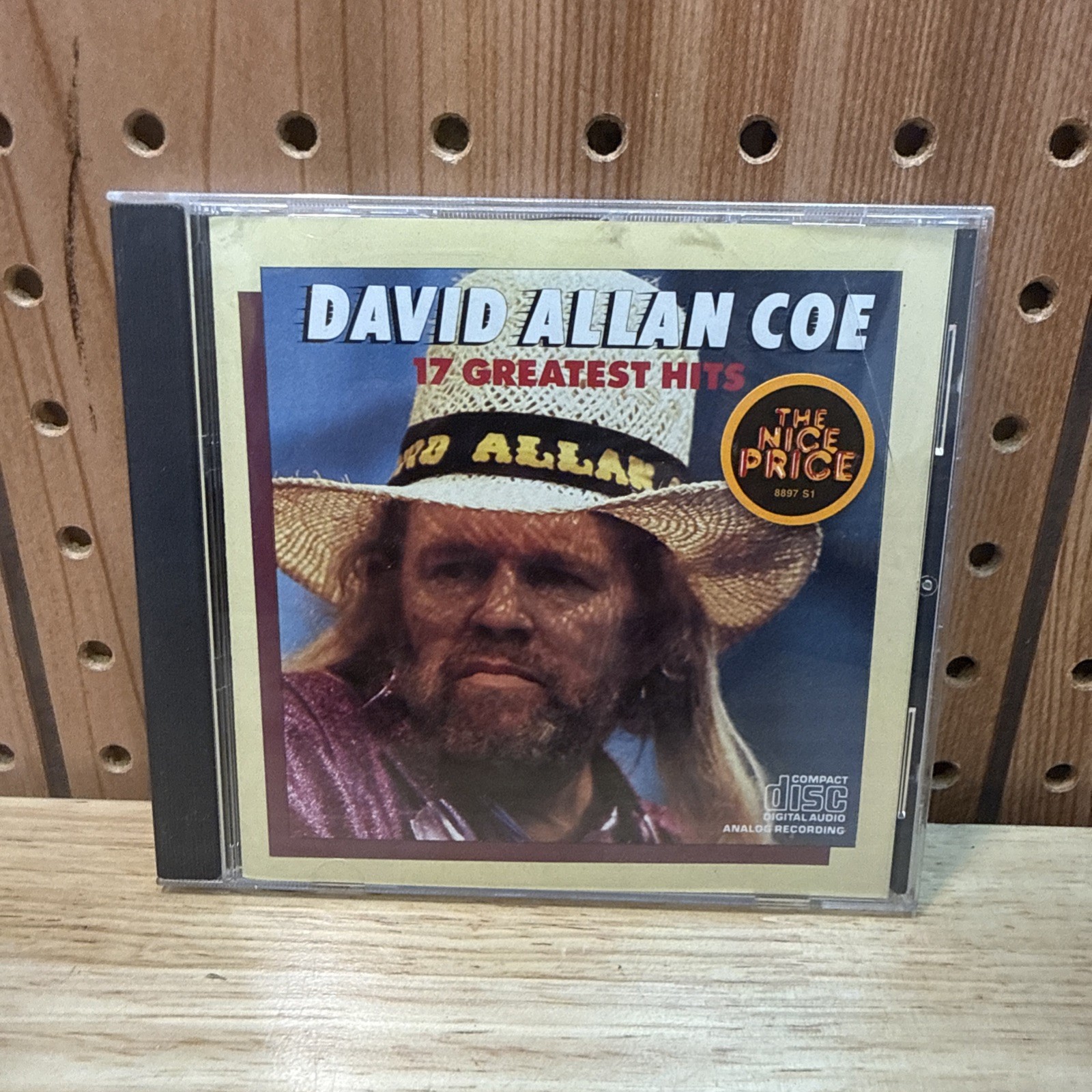 David Allan Coe 17 Greatest Hits 1985 CD Columbia BEST OF