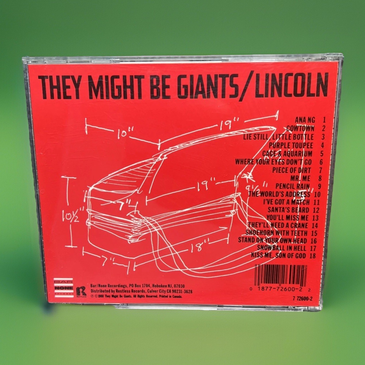 Lincoln by They Might Be Giants (CD, Oct-1988, Restless Records (USA))