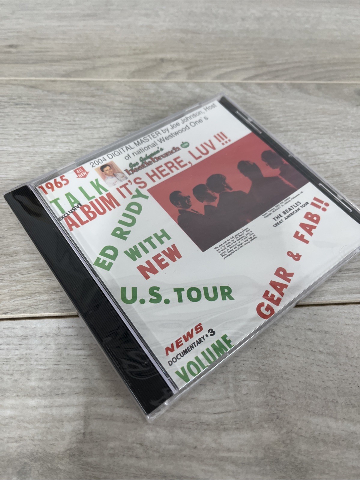 THE BEATLES Ed Rudy With New U.S. Tour SEALED Documentary / Interview CD