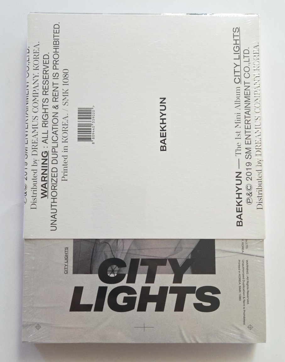 Baekhyun the 1st Mini Album ‘City Lights’ by Baekhyun (CD, 2019) Sealed