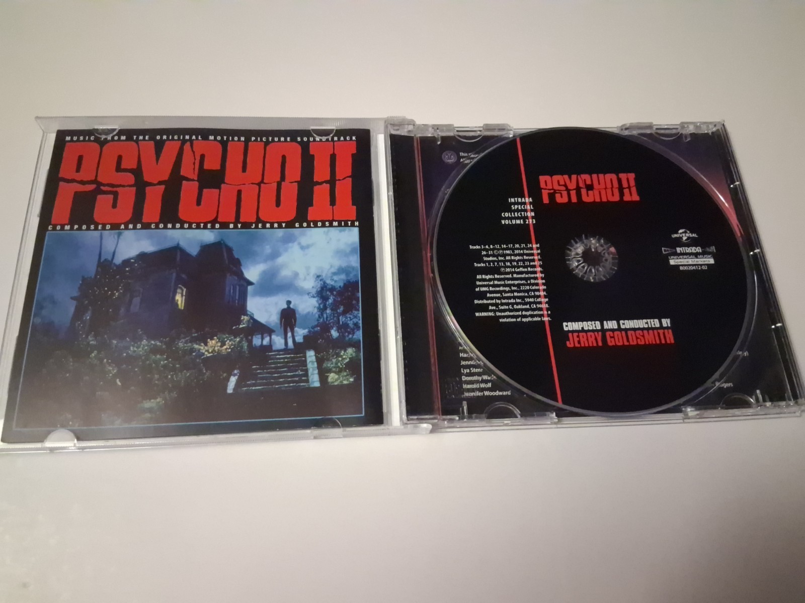 PSYCHO II 2 (1983) Original Soundtrack Score CD Jerry Goldsmith Intrada OOP