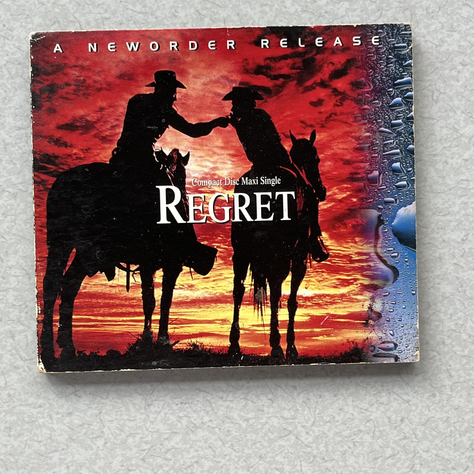 New Order CD Regret 1993 Jet Records Synth-Pop Multicolor Digipak Maxi Single