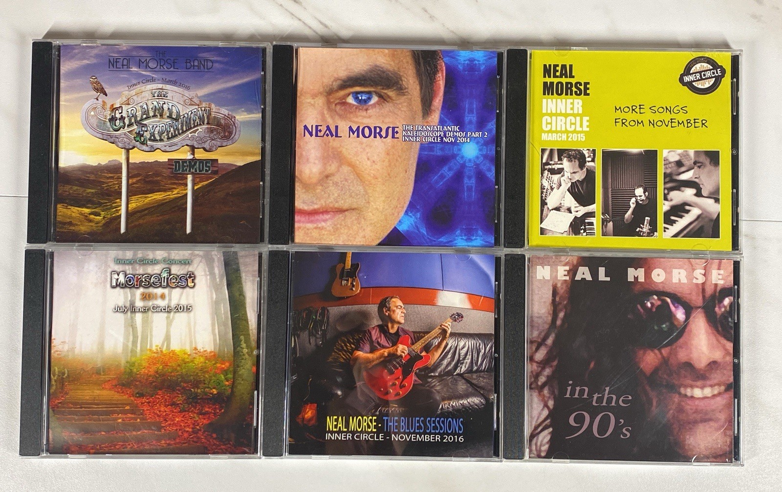 Neal Morse Inner Circle CD Lot 6 Transatlantic Demos Grand Experiment Morsefest