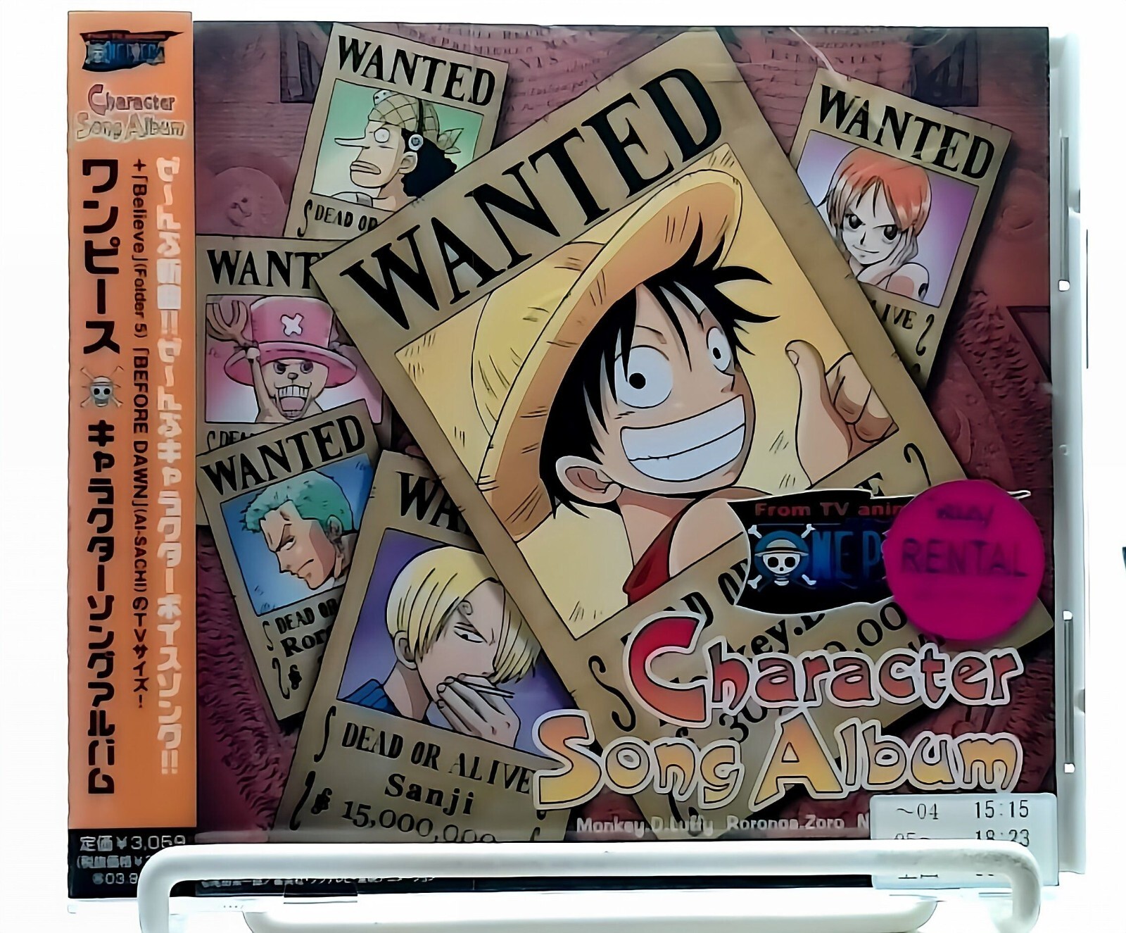 ONE PIECE Character Song Album [CD][OBI] キャラソン/ Anime 2002/ JAPAN