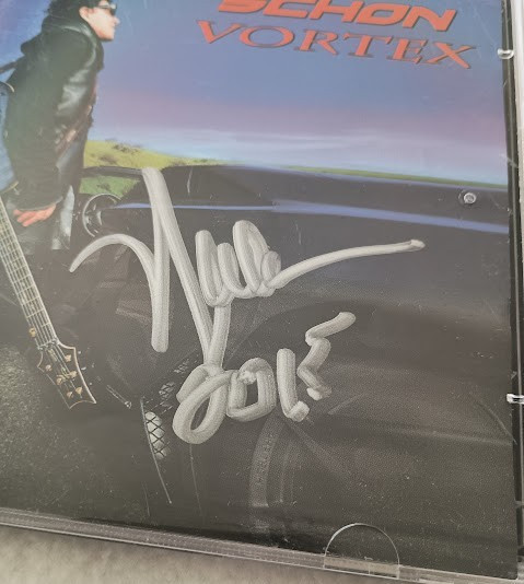Neal Schon Vortex 2 CD Signed Journey Rock Guitar Rare Autograph