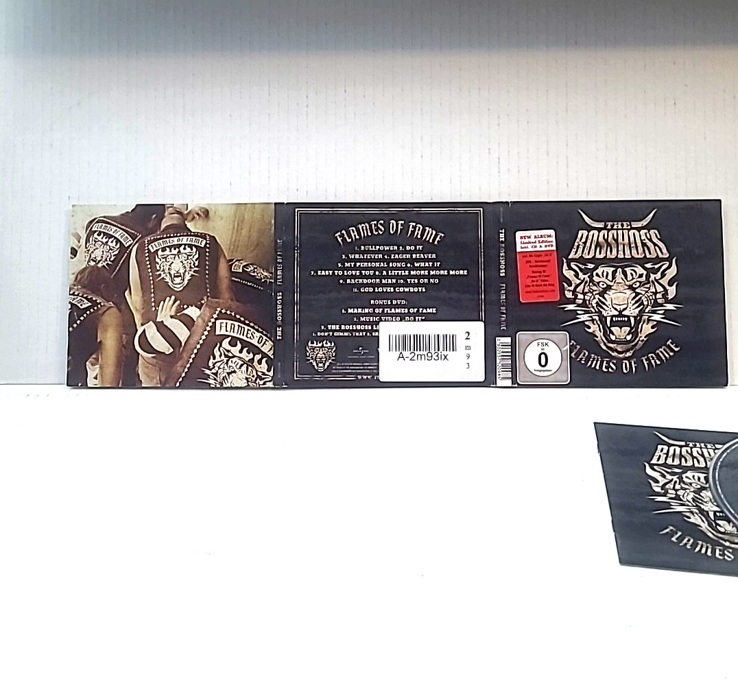 The Bosshoss Flames of Fame (UK IMPORT) Limited Edition CD & DVD w/ Lyric Book