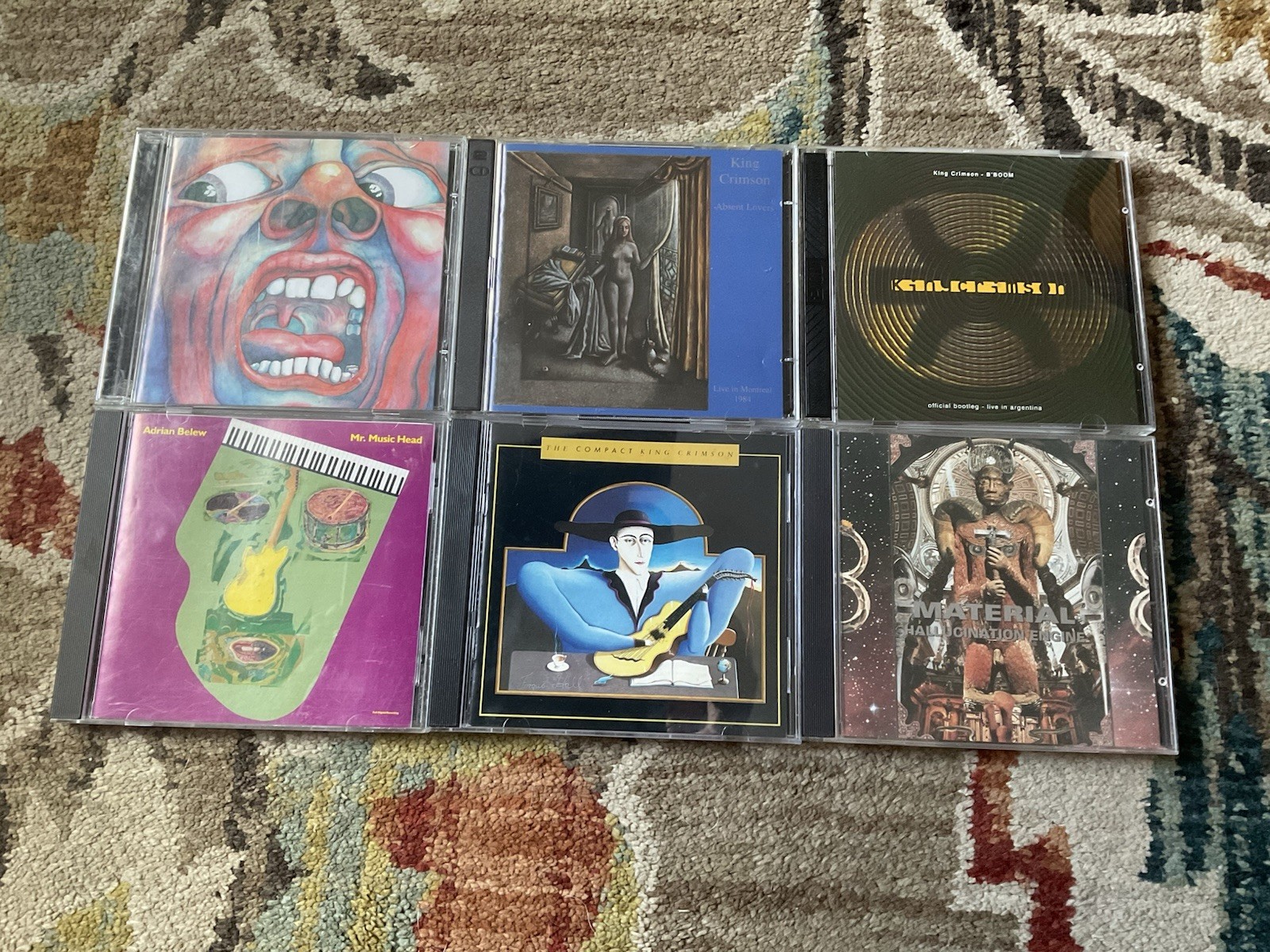 KING CRIMSON and FRIENDS CD LOT (8).
