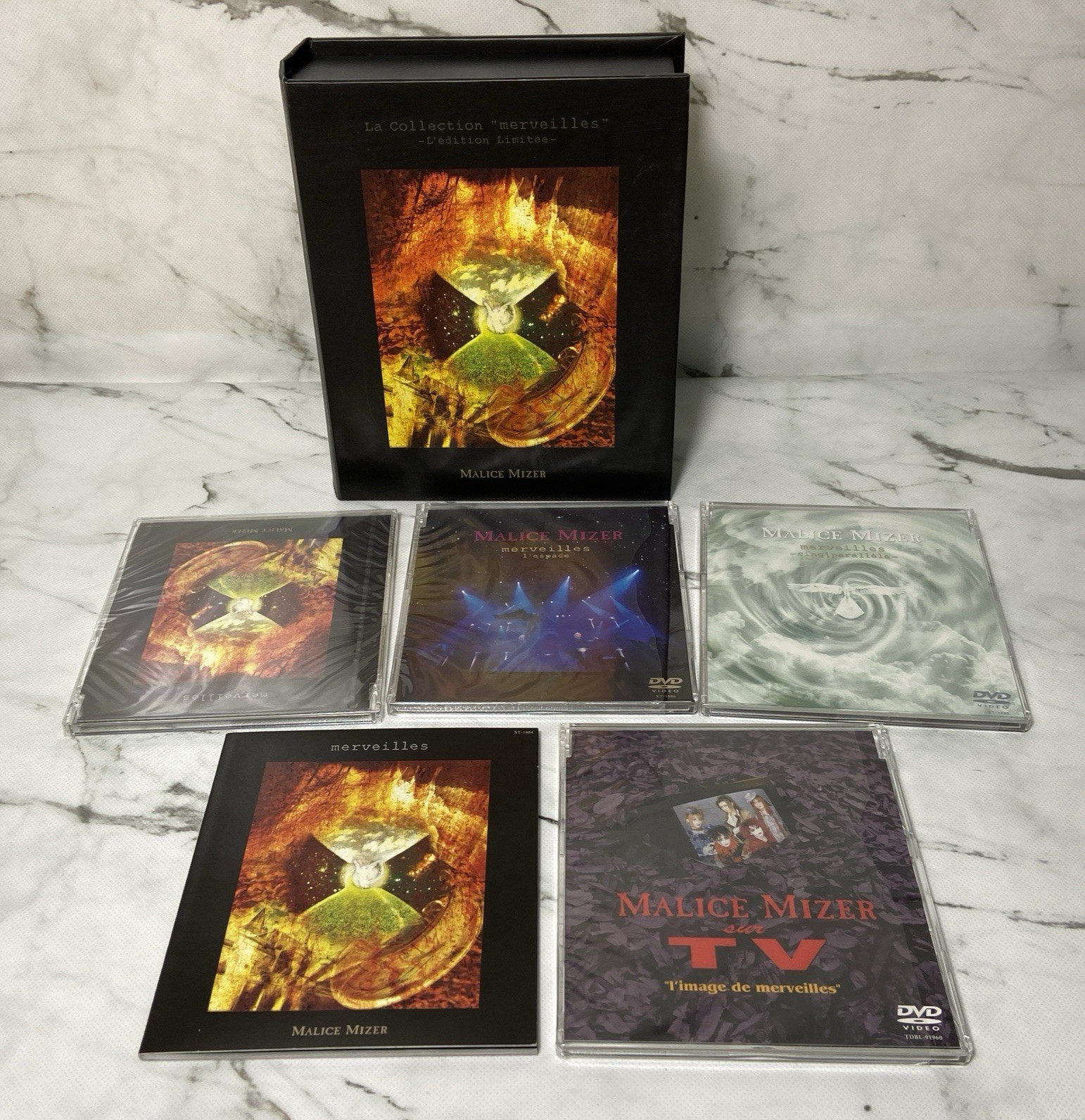 MALICE MIZER La Collection des Merveilles 4 Disc Music Box Set WORKING