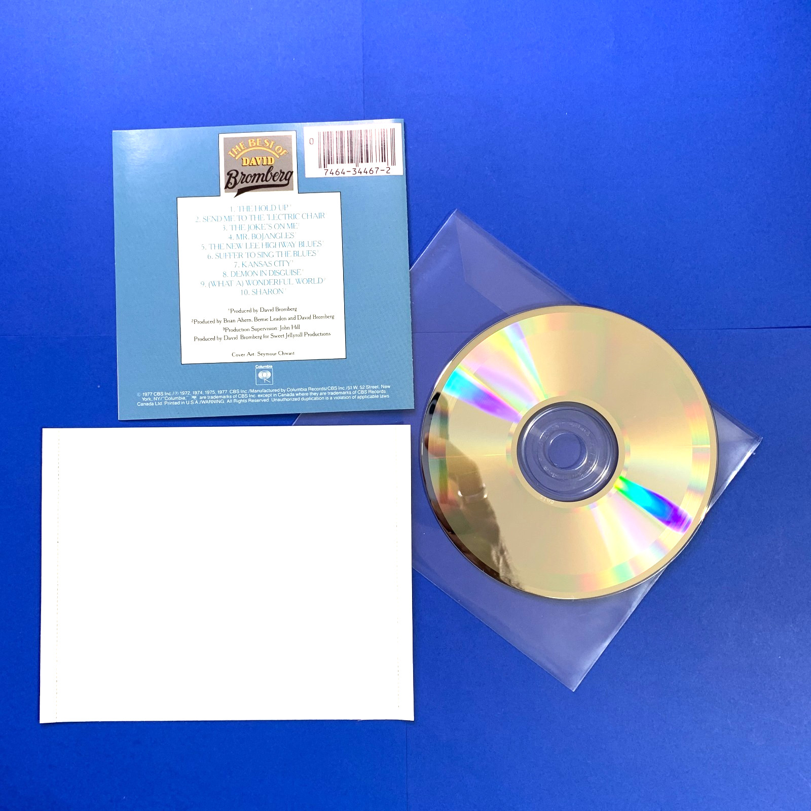 David Bromberg – The Best of Out of the Blues (CD, 1986) – NO CASE