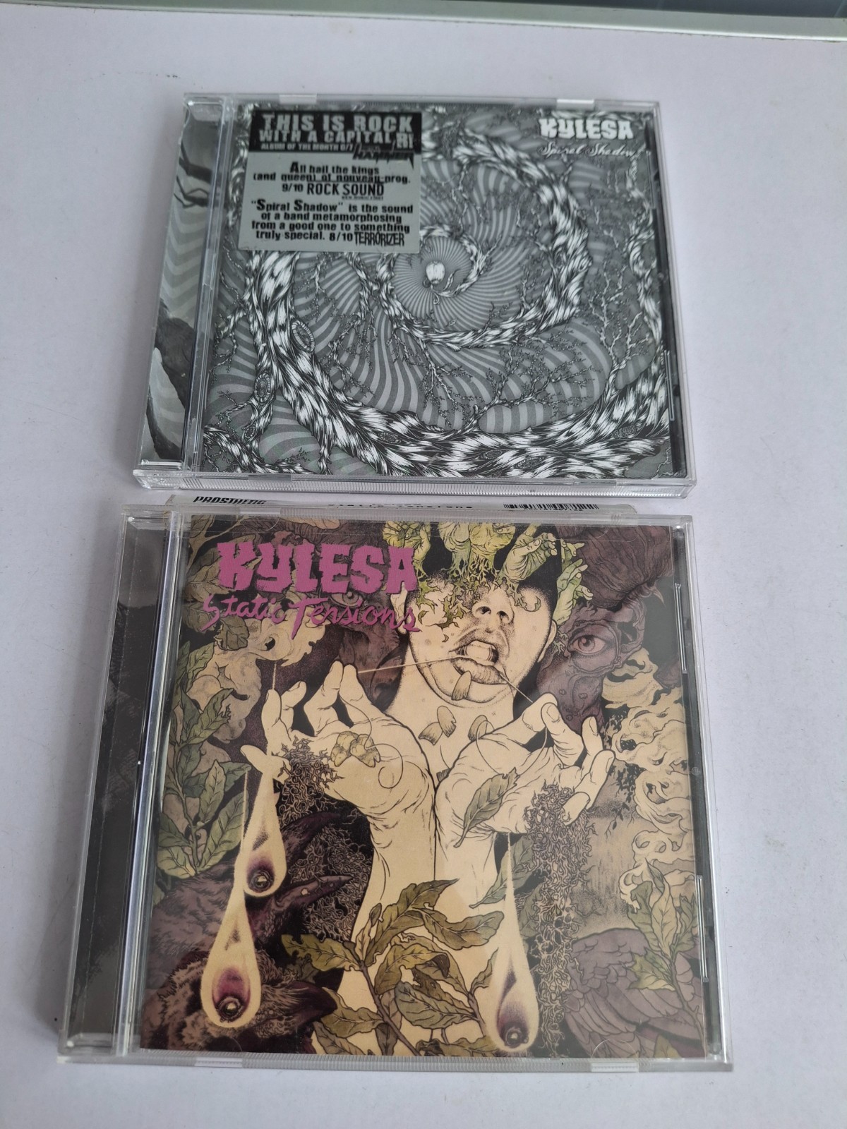 Kylesa – Static Tensions + spiral shadow cds sludge metal, stoner metal