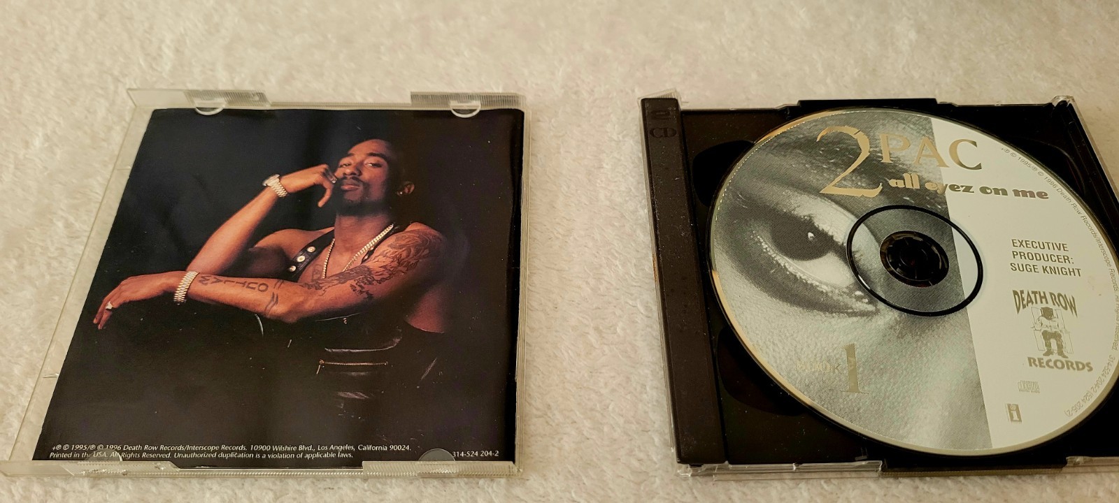 2Pac – All Eyez On Me [ 2 CD Disc 1996 Interscope/Death Row Records ] Vintage