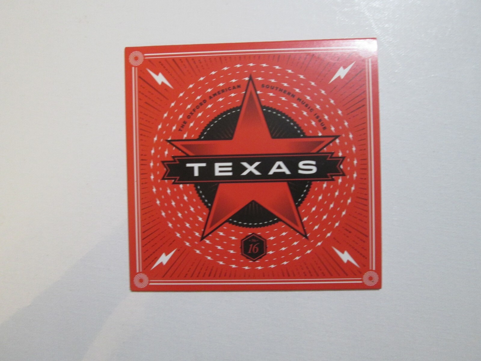 The Oxford American – Southern Music Issue No. 16 – Texas – Music Audio cd