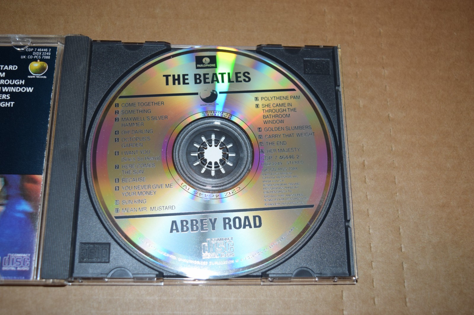 The Beatles – Abbey Road (CD P 7 46446 2) Digitally Re-Mastered 1987 By EMI EX