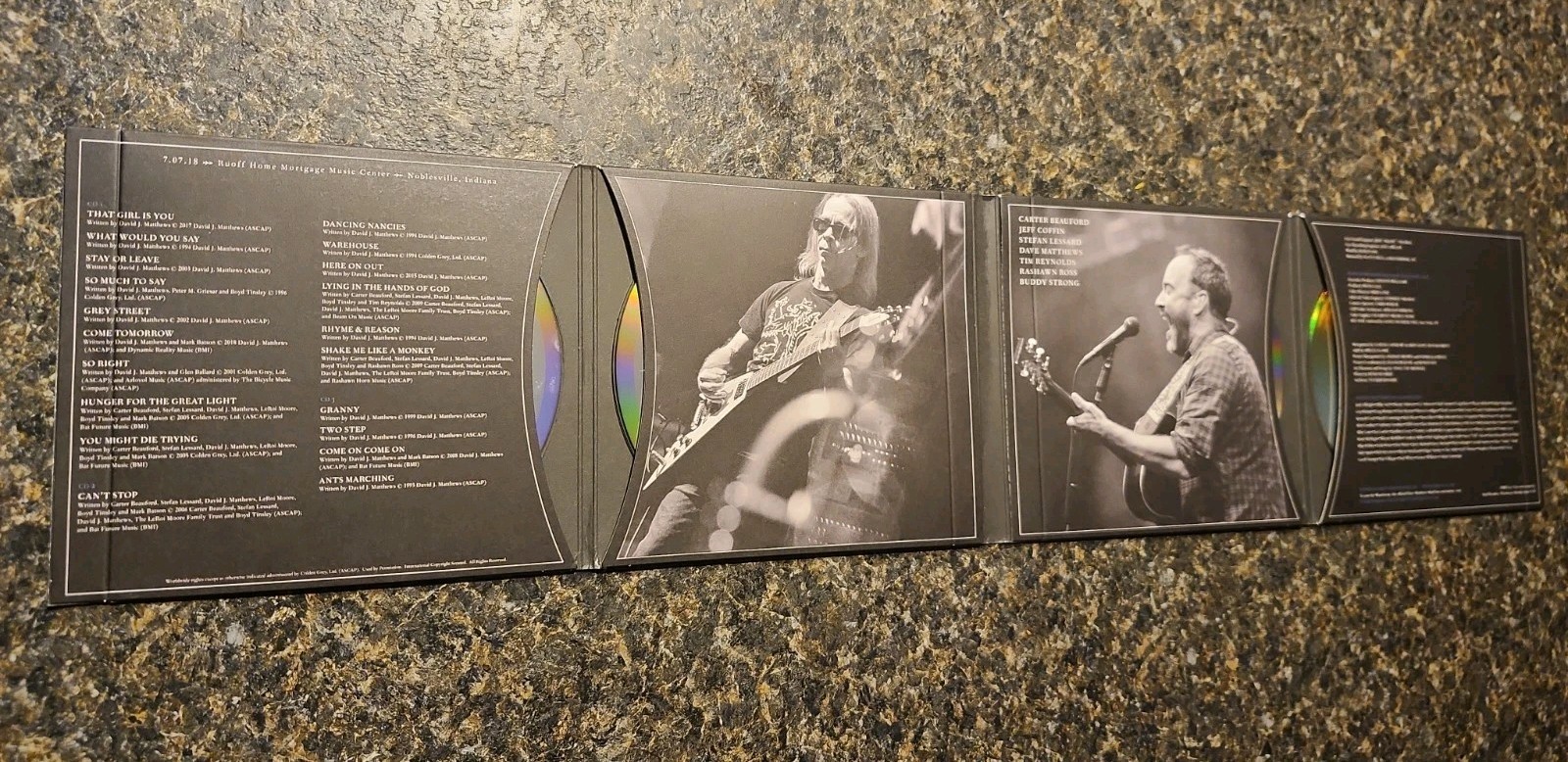 Dave Matthews Band DMB Live Trax 3 CD +Blu-ray- Vol 46 Indiana 07/07/2018