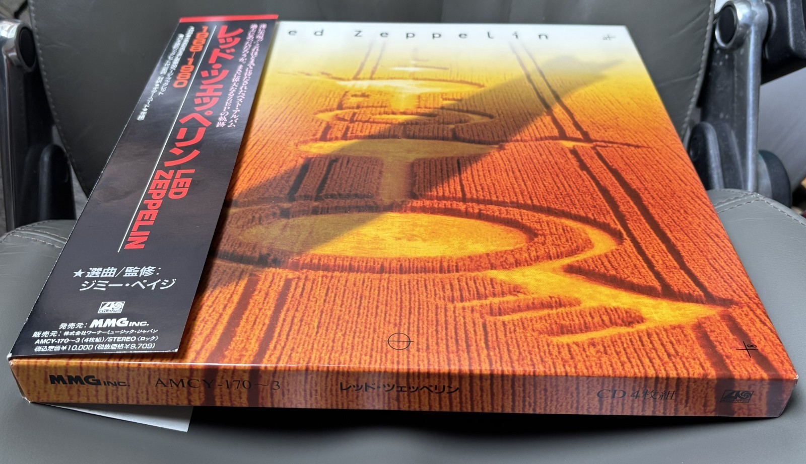 Led Zeppelin 1968-1980 JAPAN OBI 4CD LP-SIZE BOX 4 Unreleased Ver AMCY-170~3