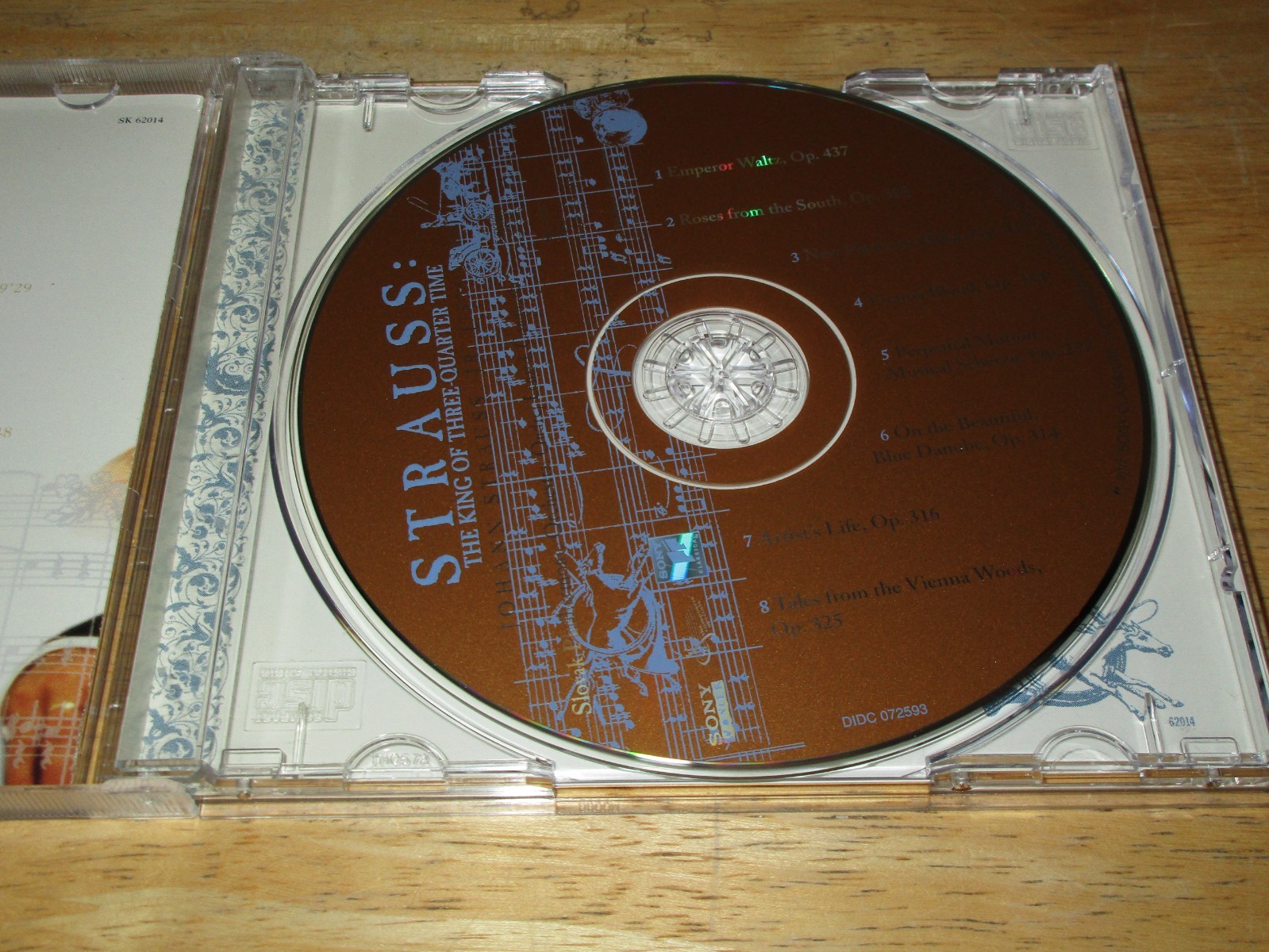 Music From The Film Strauss by The Slovak Philharmonic Orchestra (CD, 1996 Sony)