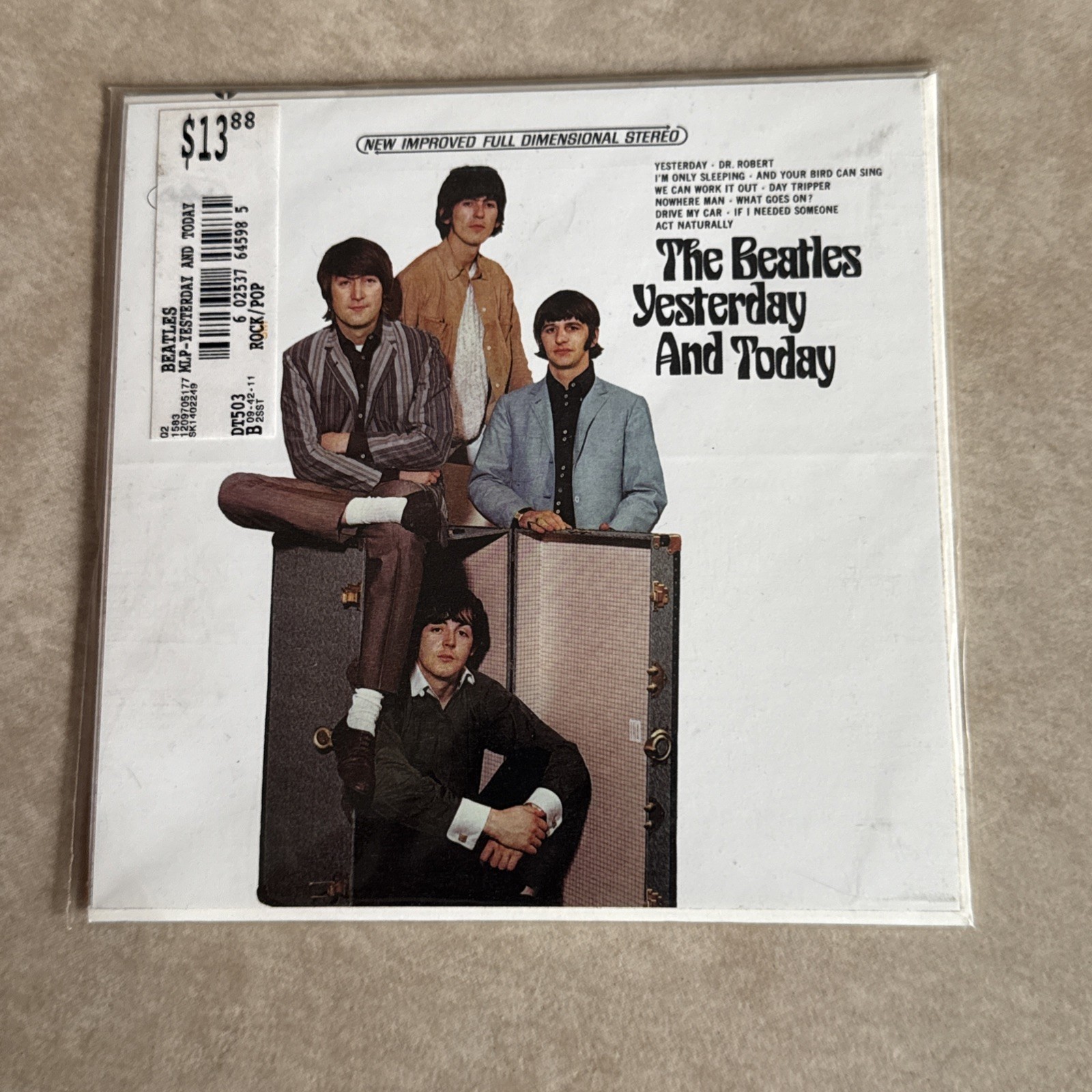 THE BEATLES YESTERDAY AND TODAY CD MINI LP SLEEVE 2014 LIMITED EDITION RARE