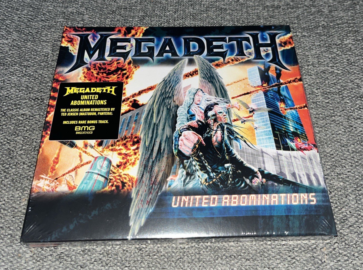 United Abominations (2019 Remaster) by Megadeth (New CD)⭐️Buy Any 3 Get 1 Free