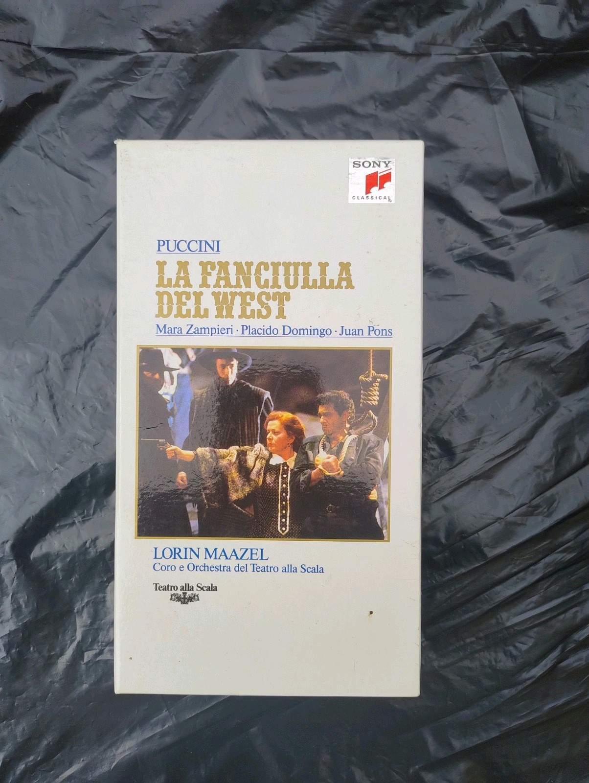Rare Audio Cassette Giacomo Puccini La Fanciulla Del West Sony Classical Box Set