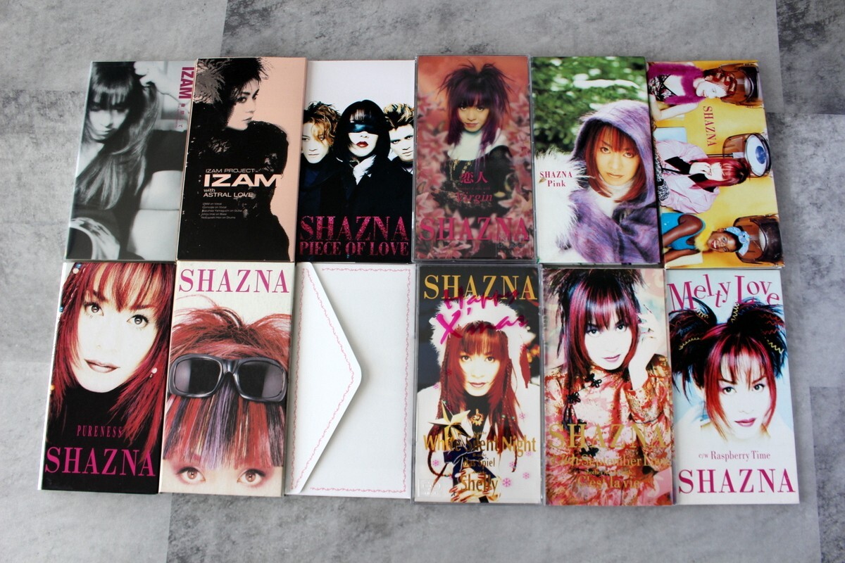 FULL SET x11 SHAZNA IZAM 8cm Japan Single CD Pink Pureness Piece of Love Sumire