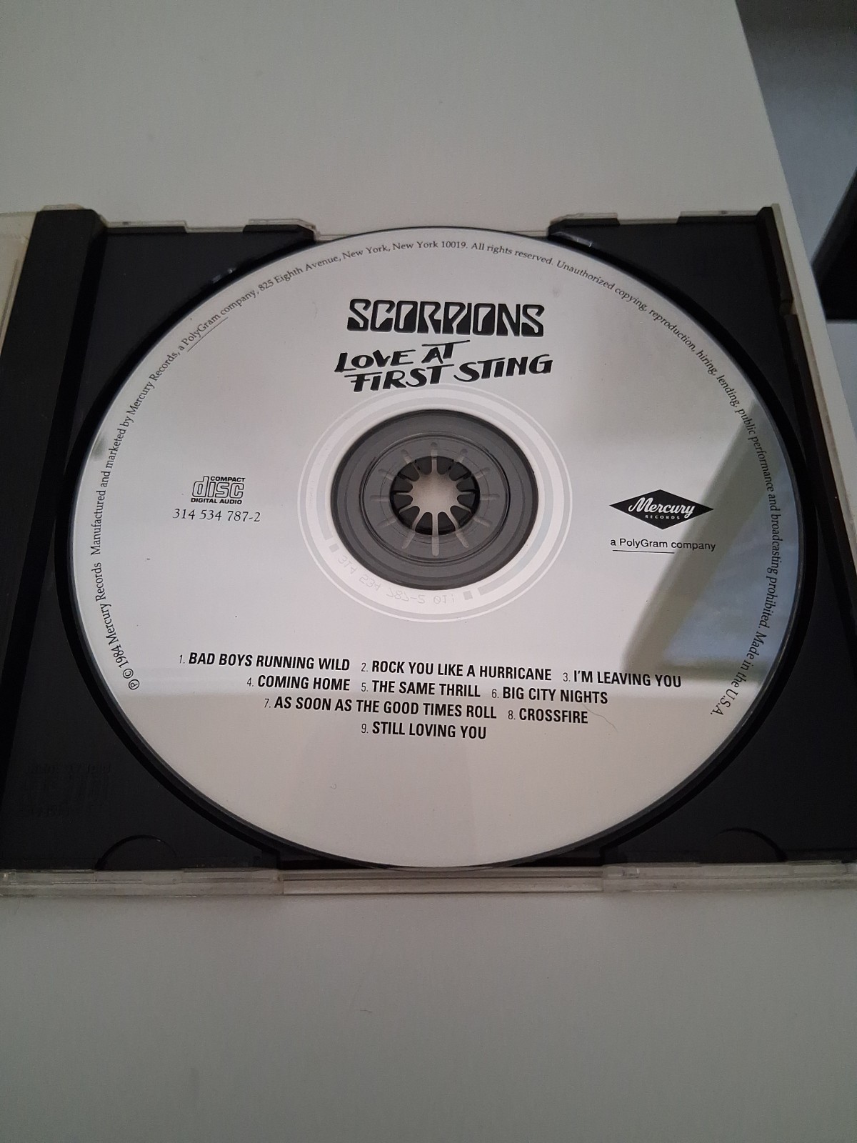 Scorpions Love at First Sting CD