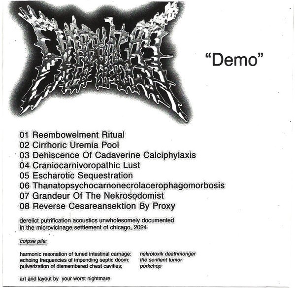 Exophagist – Promotional Demo (CDr) (VG+)