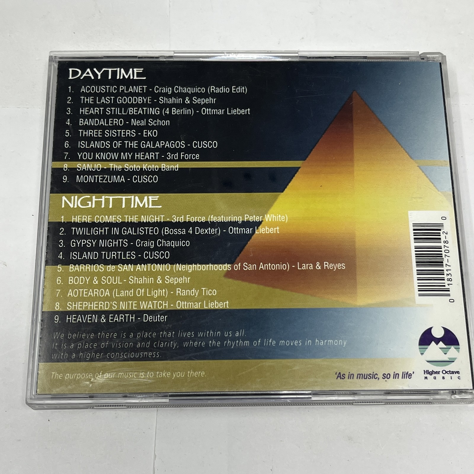 Higher Octave Collection 2 CD Craig Chaquico Neal Schon Ottmar Liebert 1999
