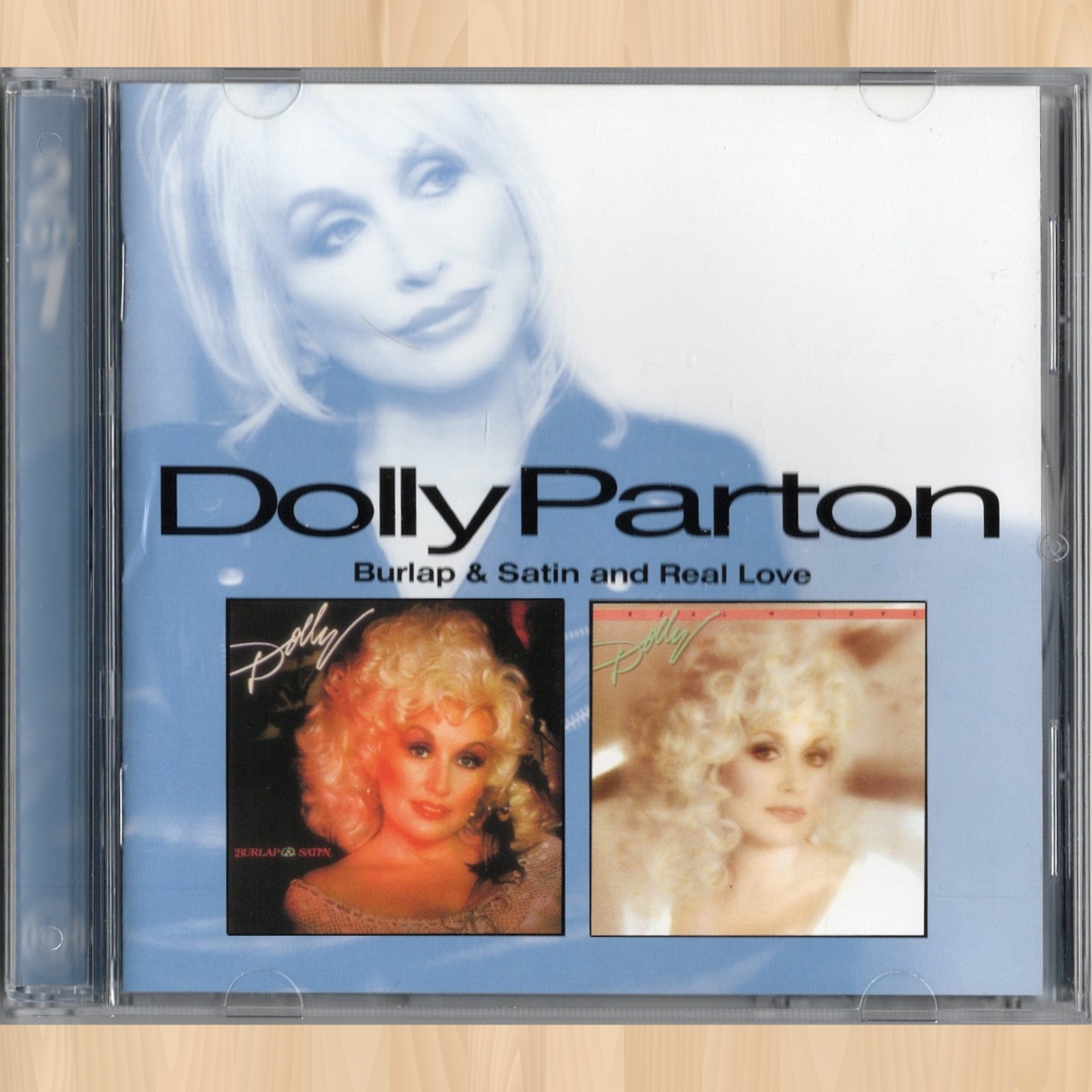 DOLLY PARTON Burlap & Satin / Real Love 2 ALBUMS ON 1 CD Kenny Rogers 0302