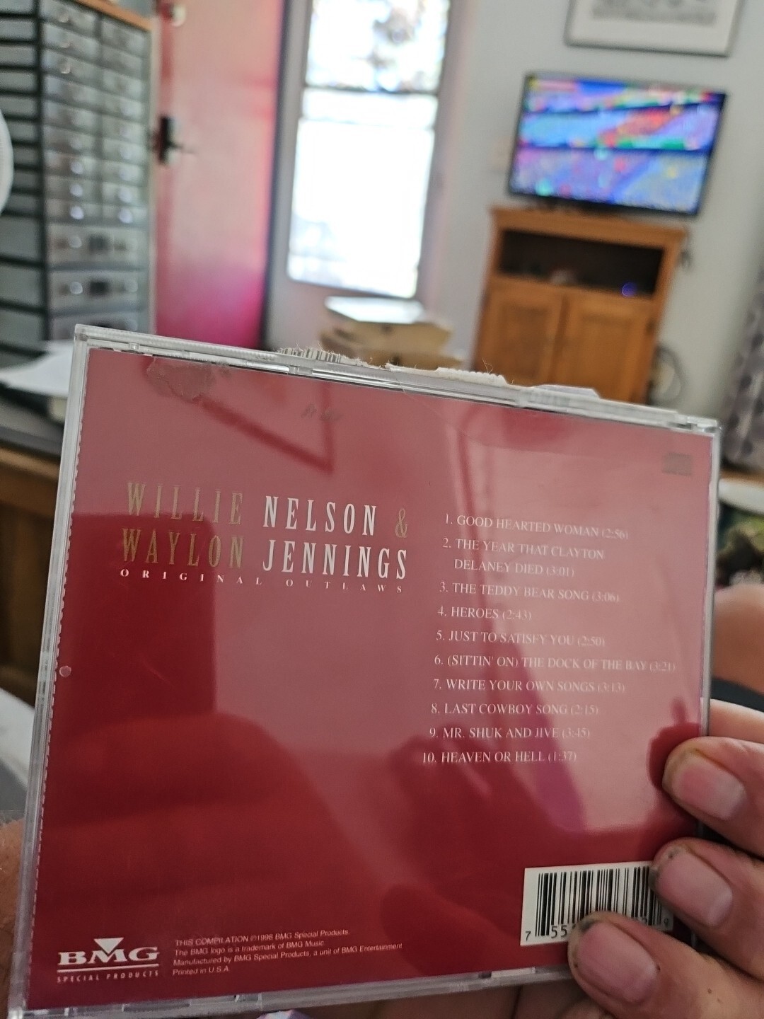 Original Outlaws by Willie Nelson & Waylon Jennings (CD, Apr-1998, BMG special )