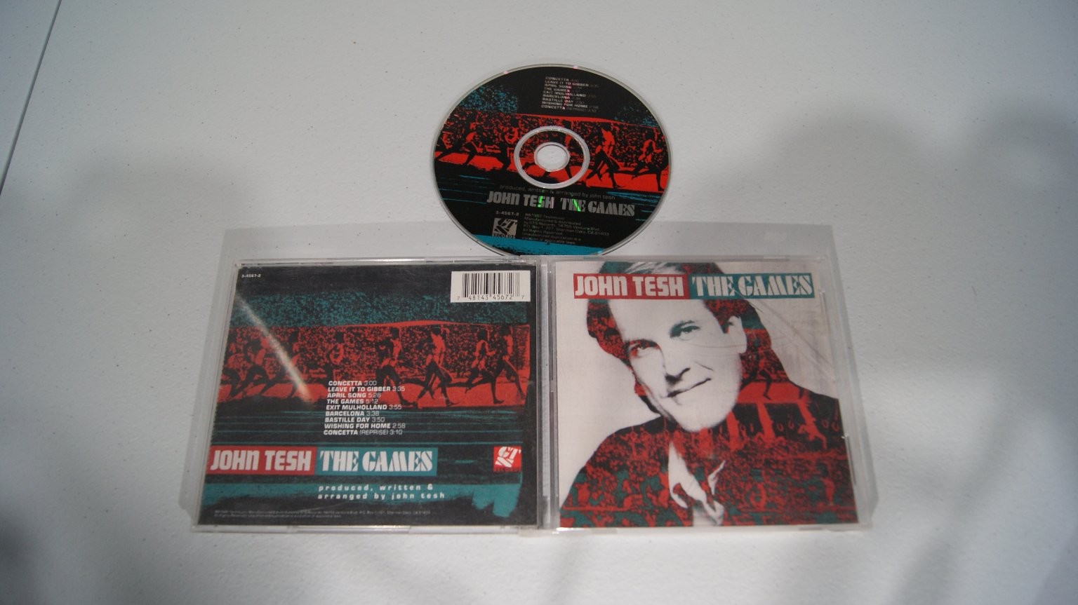 John Tesh – The Games CD 1986 New Age Instrumental GTS Records