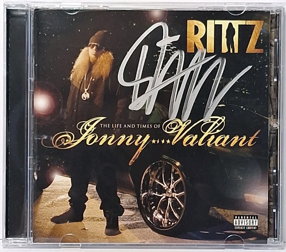 Rittz The Life And Times Of Jonny Valiant CD Autographed Excellent Condition EX