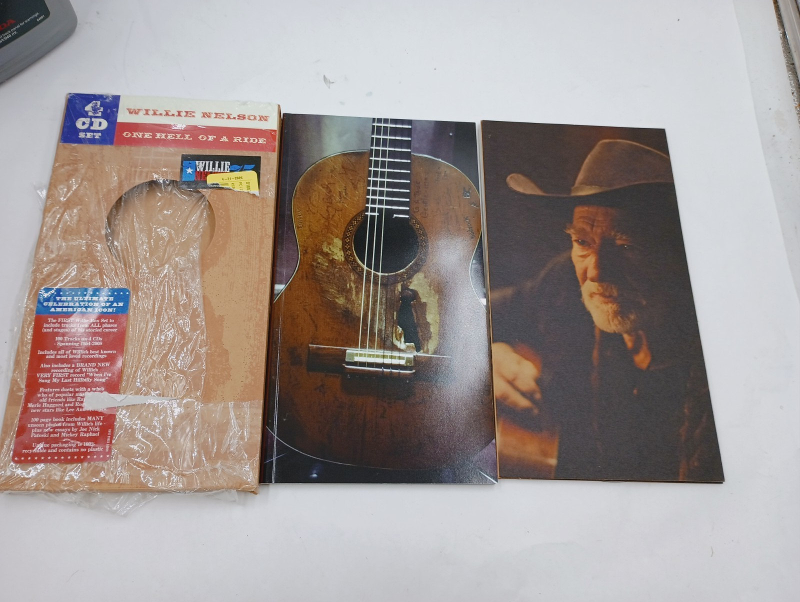 WILLIE NELSON ONE HELL OF A RIDE 4 CD BOX SET 100 TRACKS CLASSIC COUNTRY OUTLAW