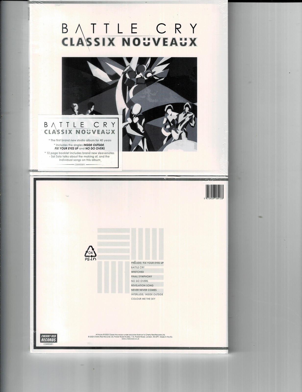 CLASSIX NOUVEAUX – BATTLE CRY (CD 2023) NEW *9 TRACKS*