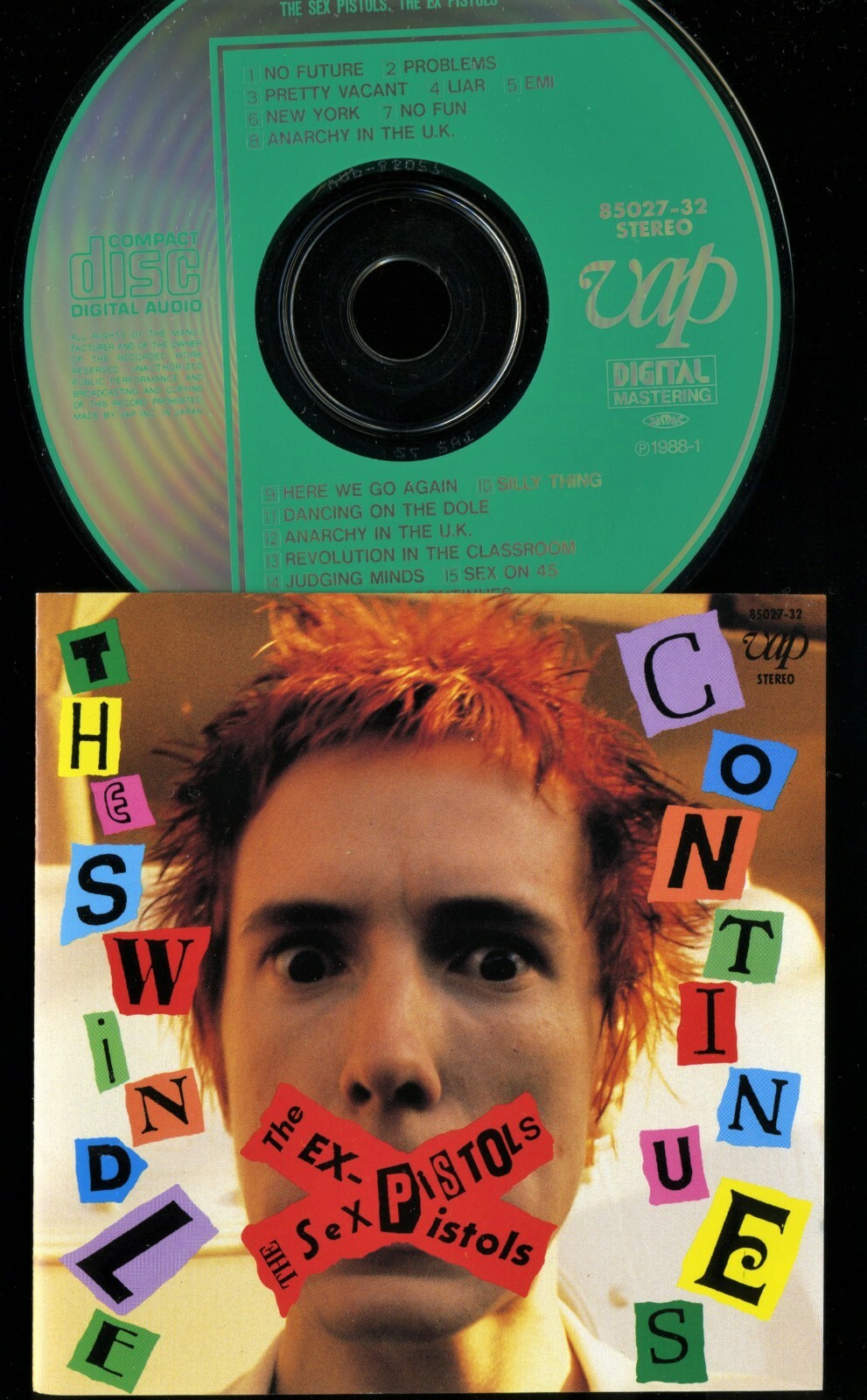 THE SEX PISTOLS / The Ex Pistols The Swindle Continues VAP CD JAPAN MINT NO OBI