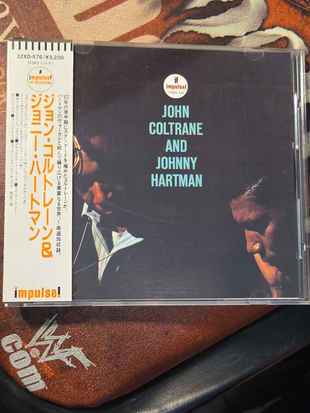 John Coltrane Johnny Hartman Japan CD 1st Press Obi 1987 32XD-576 Rare