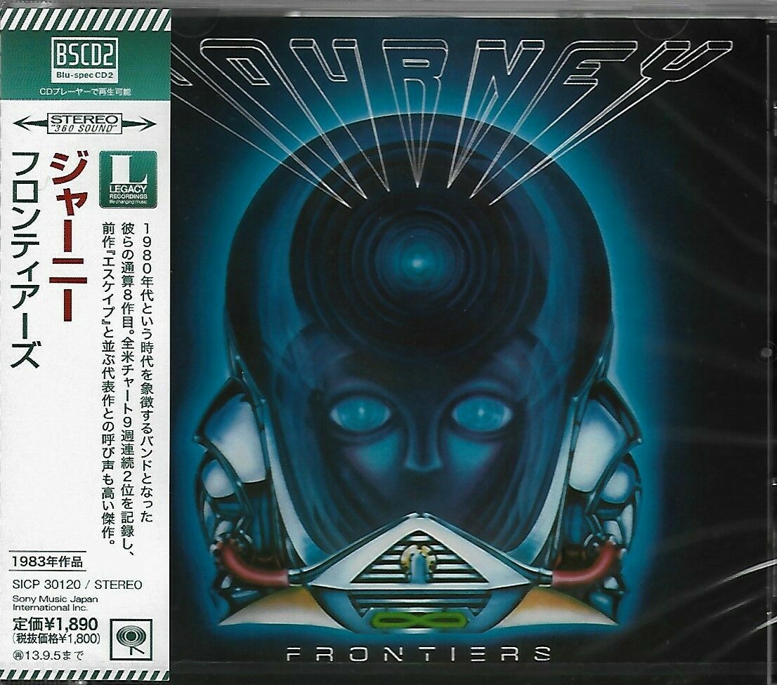Journey – Frontiers CD w/ Bonus Songs NEW JAPANESE IMPORT OBI Strip Blu-spec CD2